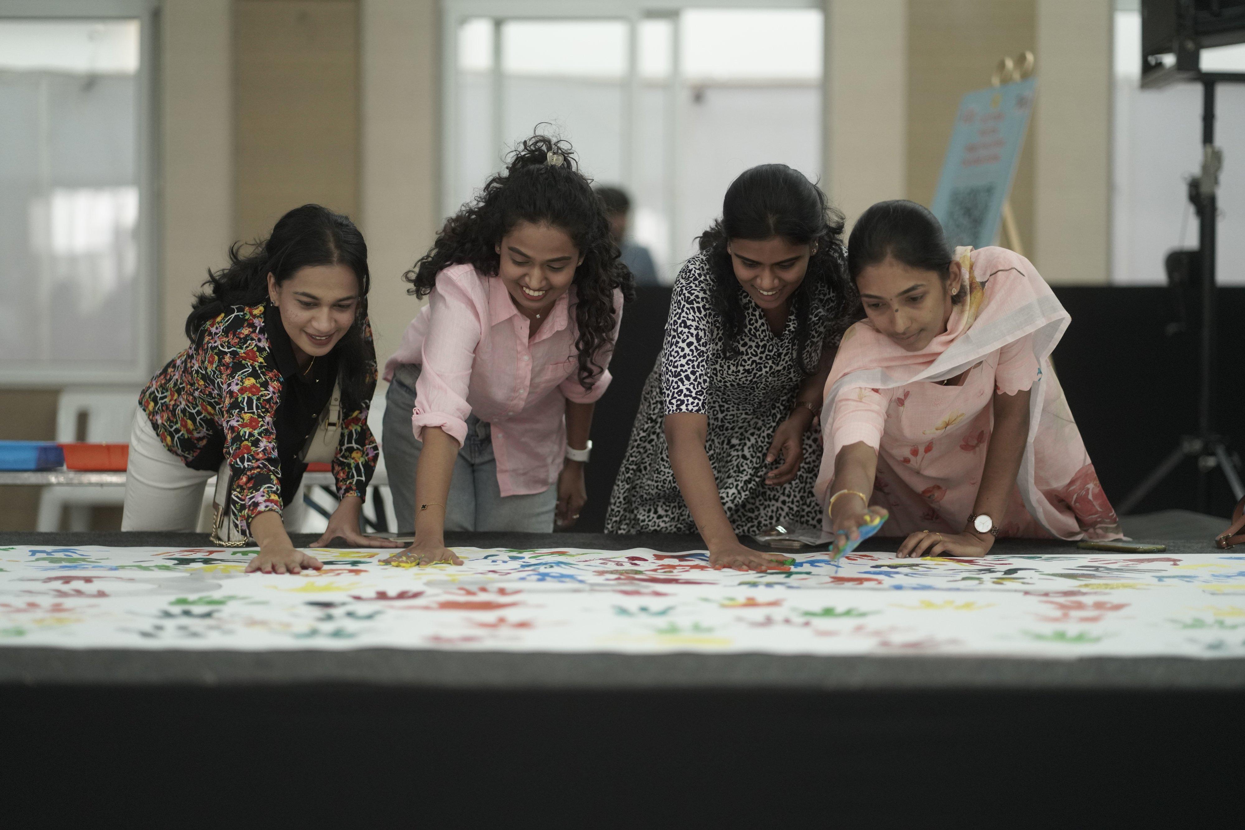 Hello Mello event - creative marketplace atmosphere showcasing local brands and artisans